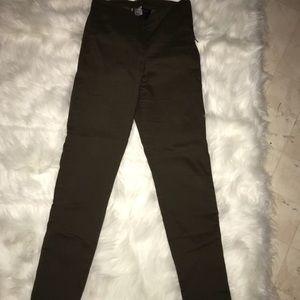 Brown high waisted pants